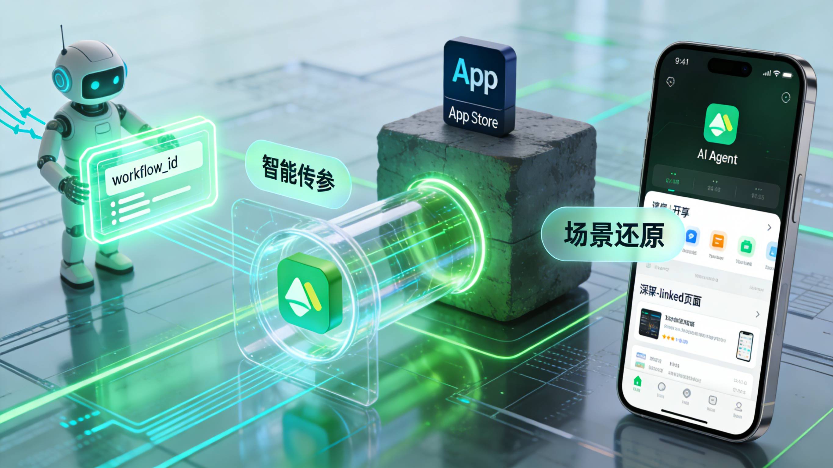 智能传参安装技术实现跨下载链路意图还原技术原理图