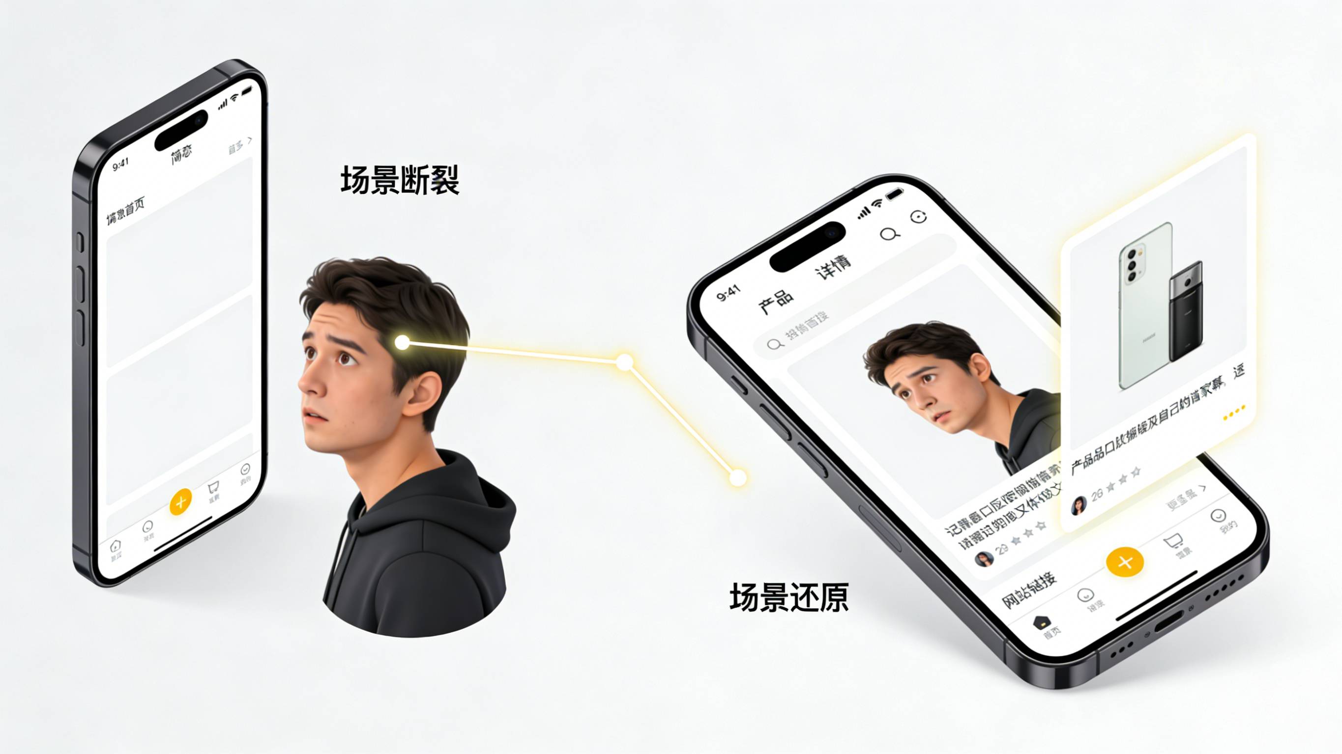 网页跳转App场景还原与默认首页跳转体验对比图