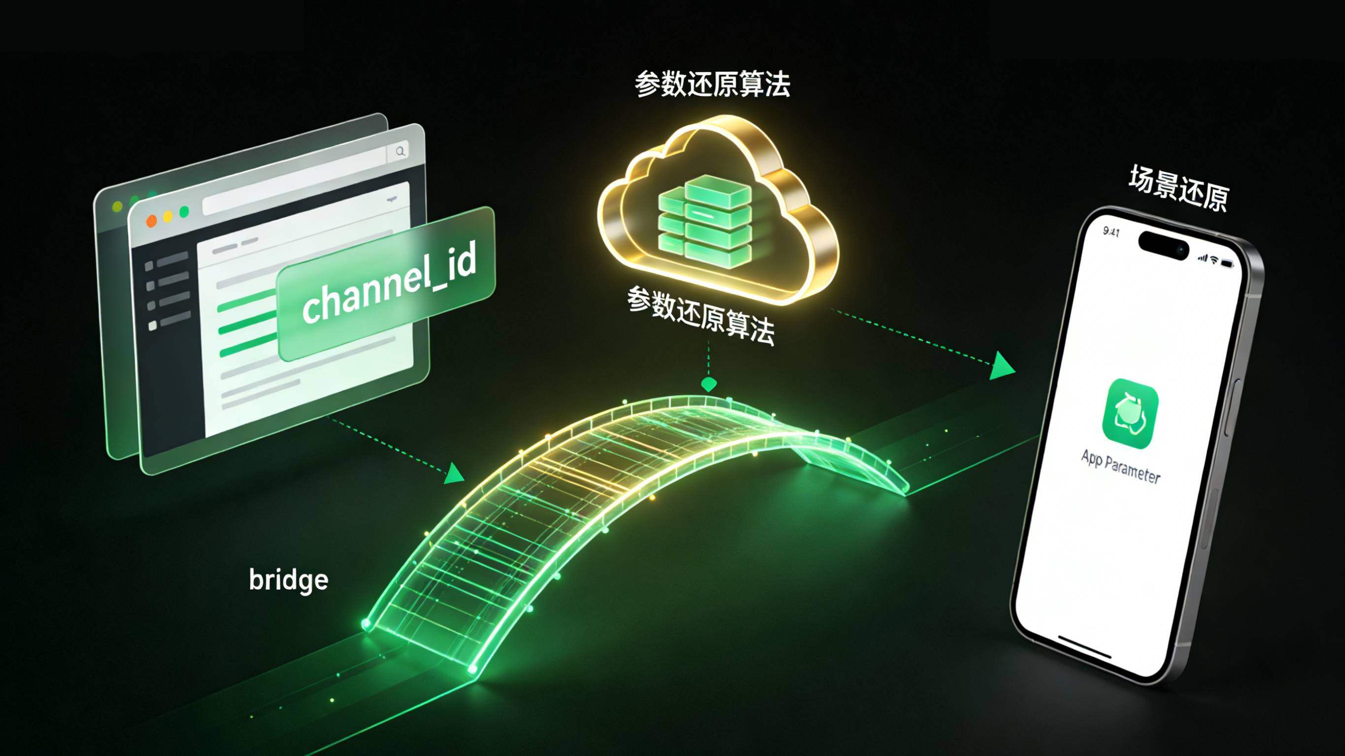 智能传参技术实现跨应用商店参数还原与外链引流归因原理