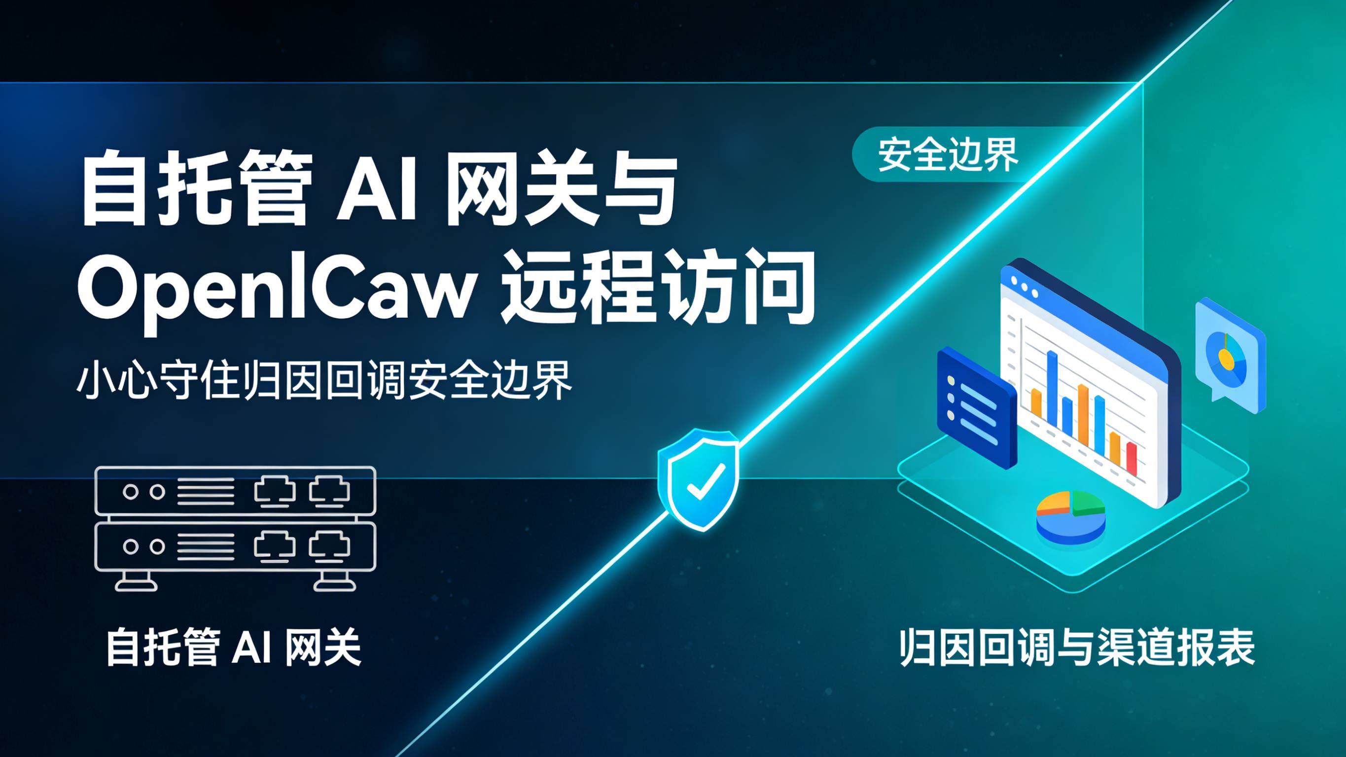 自托管 AI 网关与归因回调安全边界主题封面插图