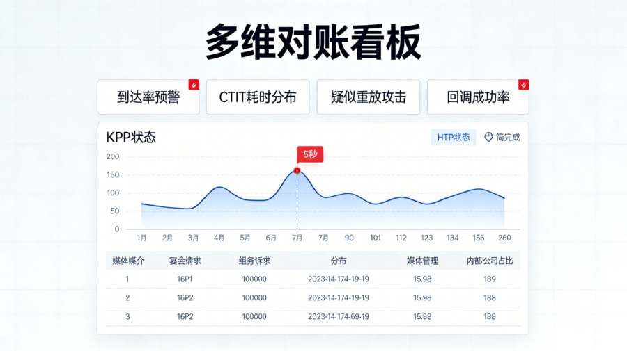 监控CTIT异常与到达率的三方渠道数据对账与防作弊统计看板