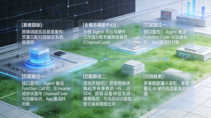 破解全模态并发:接口直传匹配与落地页指纹双重归因机制图解