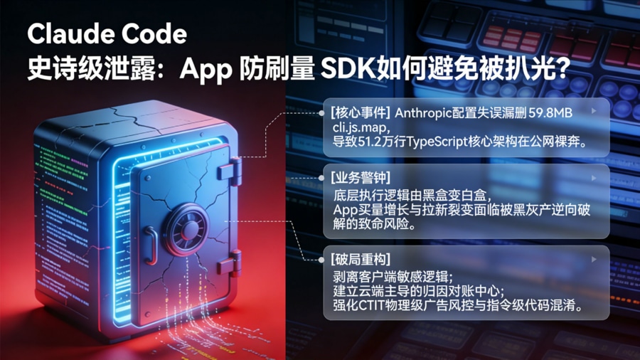 Claude Code 史诗级泄露：App 防刷量 SDK 如何避免被扒光？