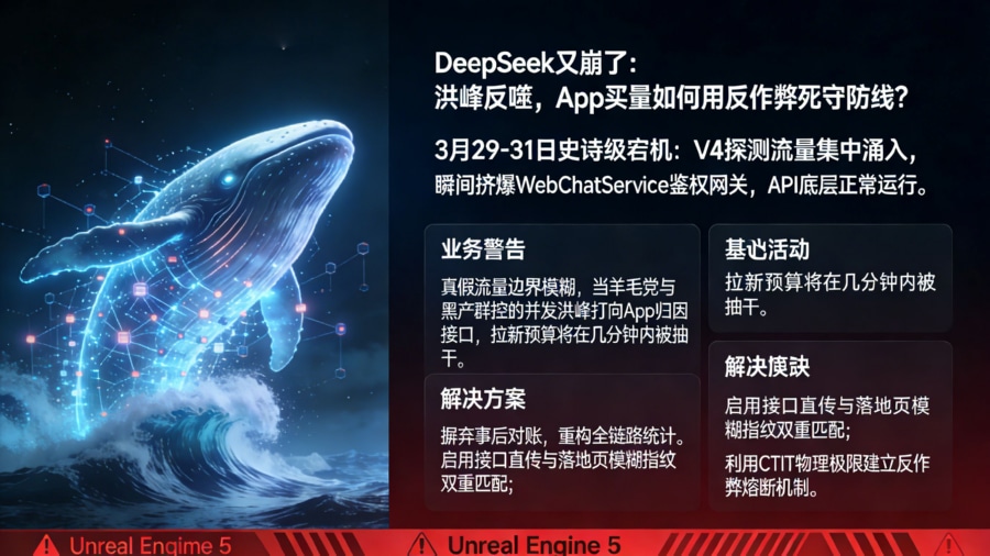 DeepSeek宕机事件启示与App买量反作弊归因防线全景图
