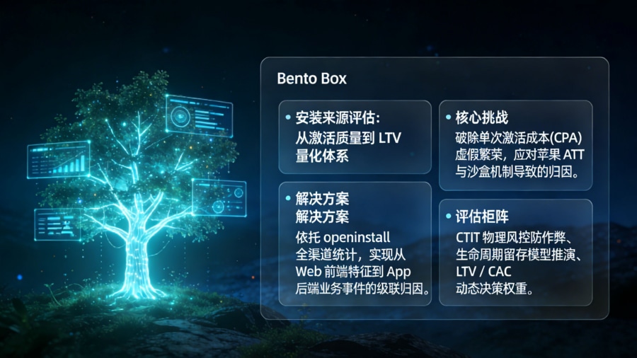 App安装来源评估与LTV全生命周期量化指标体系全景图