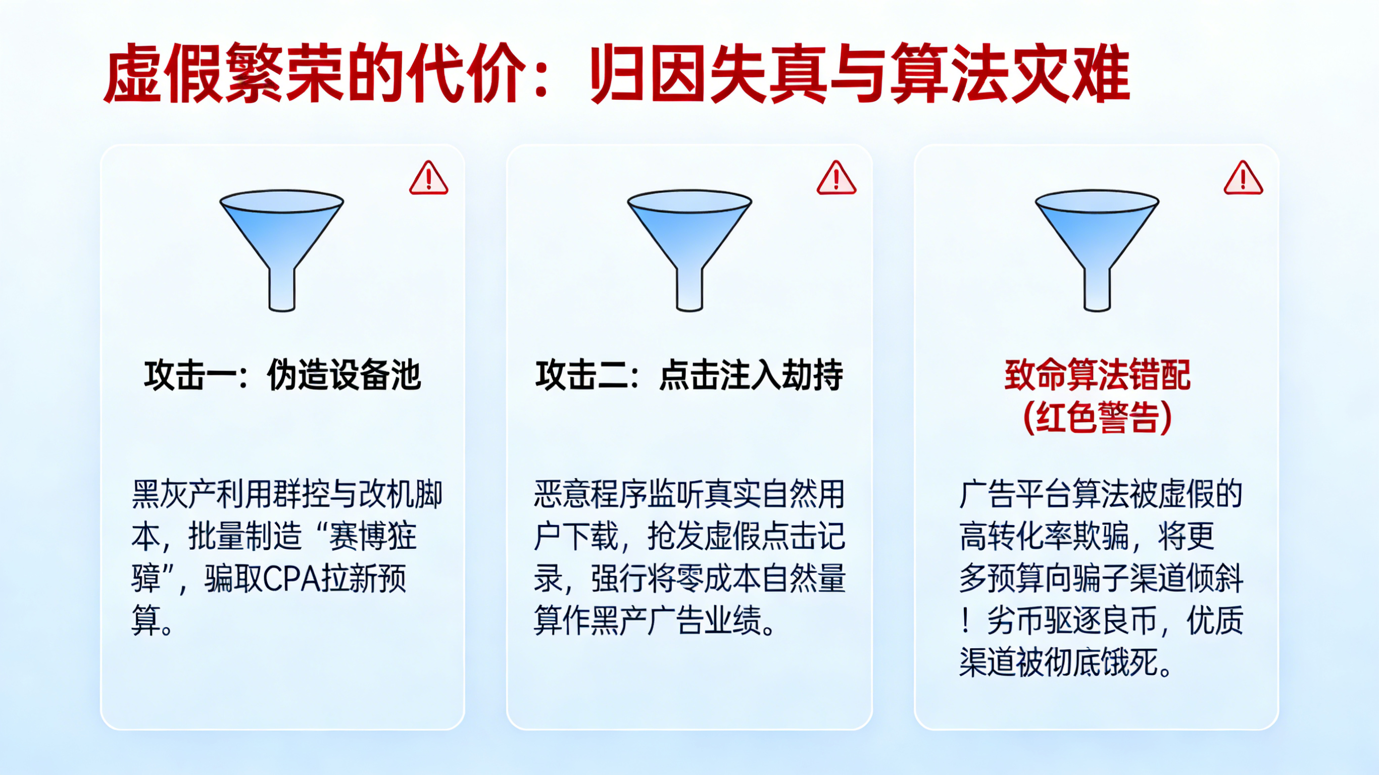 虚假机器流量刷单与点击注入劫持导致的 App 归因失真与算法错配灾难