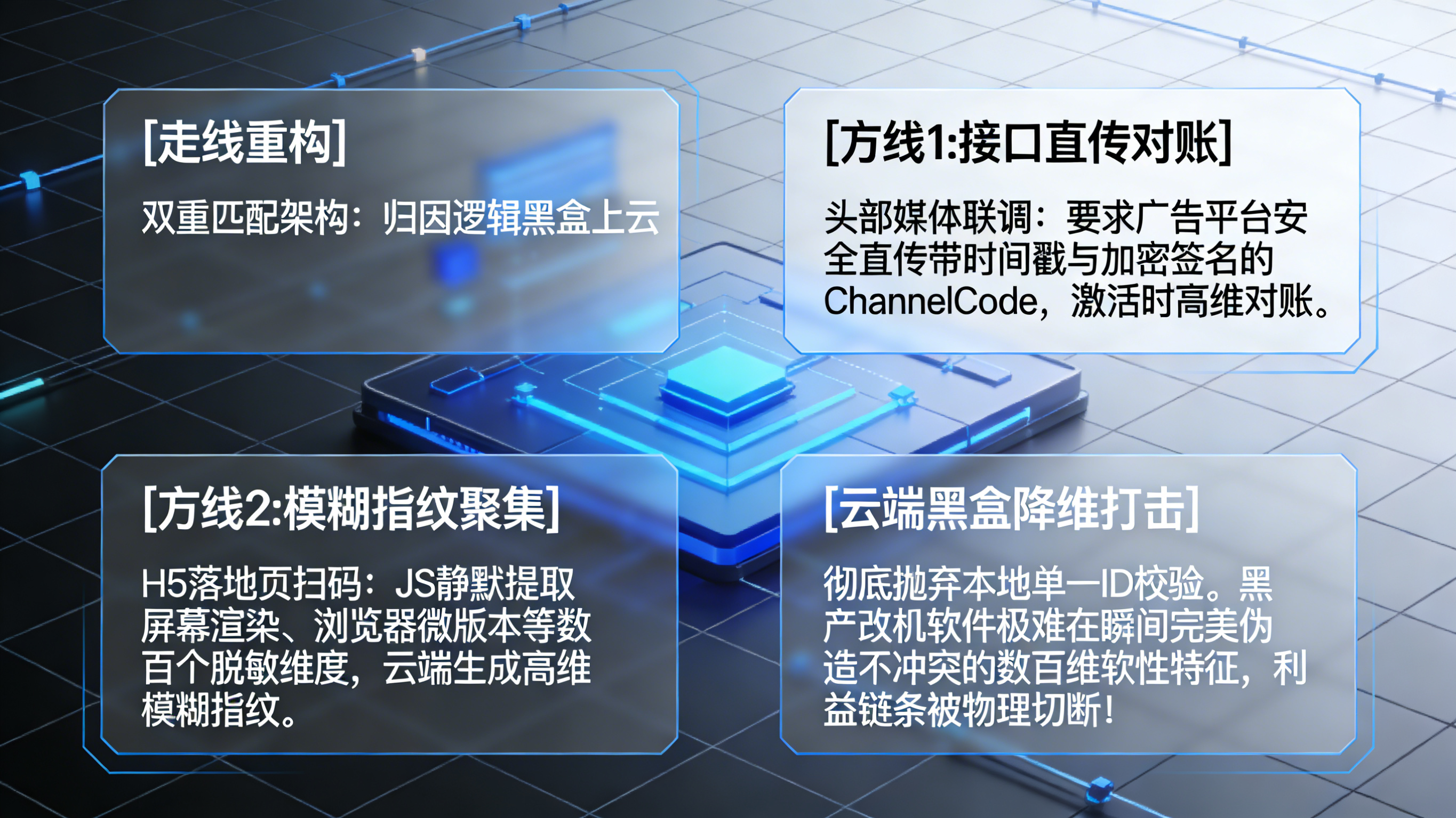 对抗改机刷量:基于落地页模糊指纹与接口直传的双重匹配全渠道归因架构