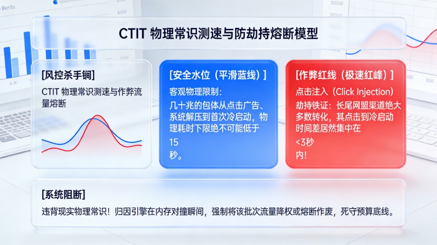 基于 CTIT 物理分布规律的点击注入作弊流量识别与熔断机制