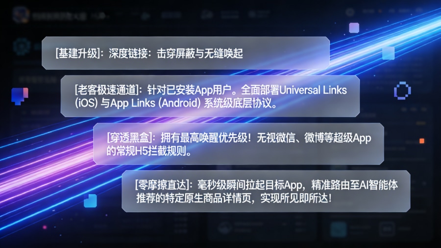App 部署 Universal Links 与 App Links 深度链接技术击穿跨端屏蔽墙实现一键拉起架构