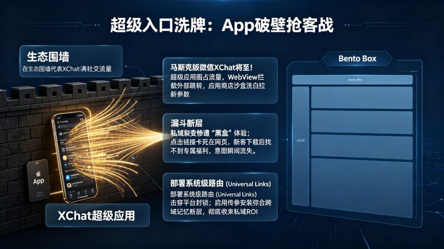 Chat 超级入口洗牌与 App 借深度链接抢客全景图