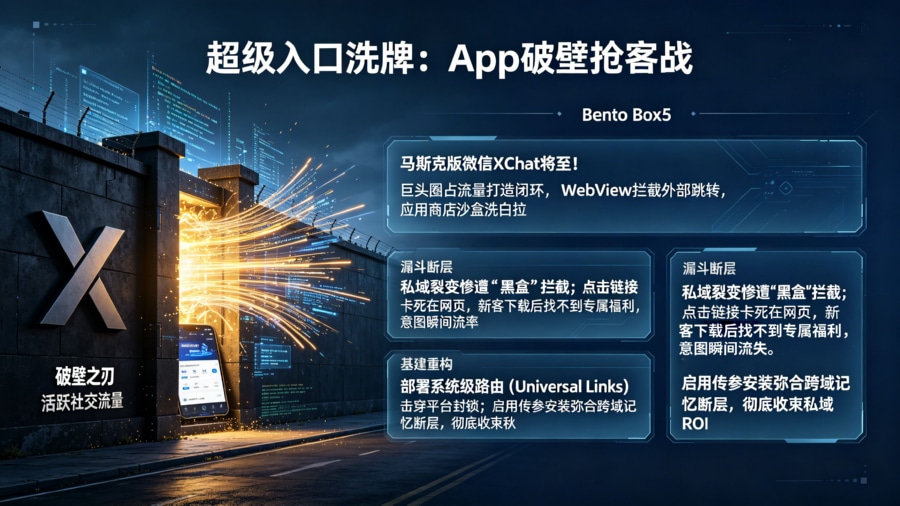 马斯克版微信上架与 App 借深度链接破壁抢客全景图