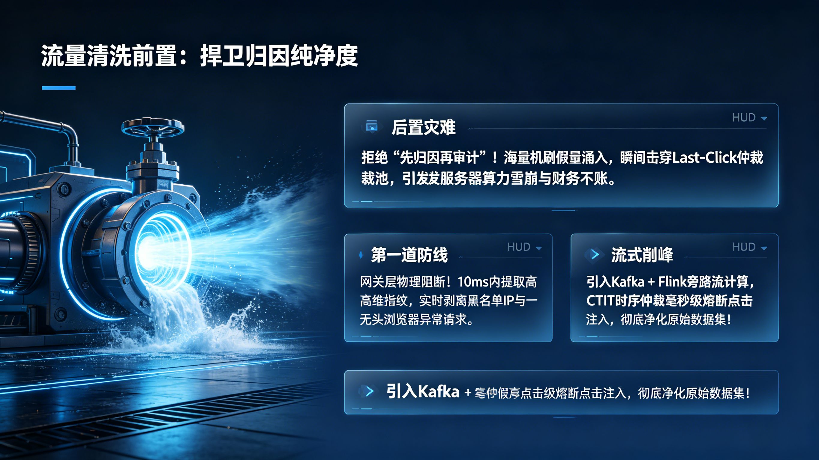 流量清洗前置与底层风控架构设计全景图