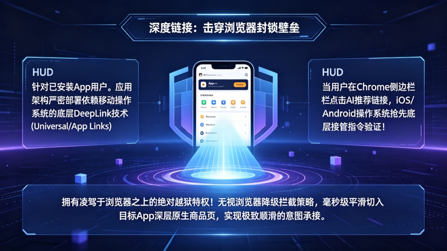 系统级深度链接无缝击穿浏览器隔离沙盒架构