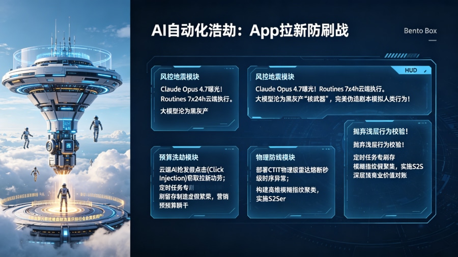 Claude Opus 4.7 自动化浩劫与 App 拉新防刷全景图