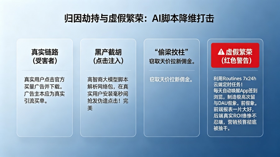 AI 云端智能体劫持买量归因与虚假繁荣威胁模型
