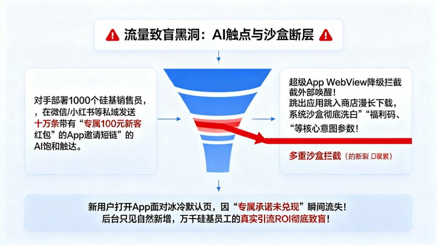 AI 饱和式攻击下的漏斗异变与跨域参数断裂模型