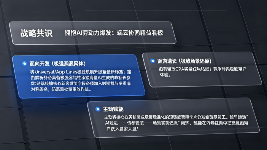 领先的传参安装与全渠道统计基建，将自家的 App 打磨成能够随