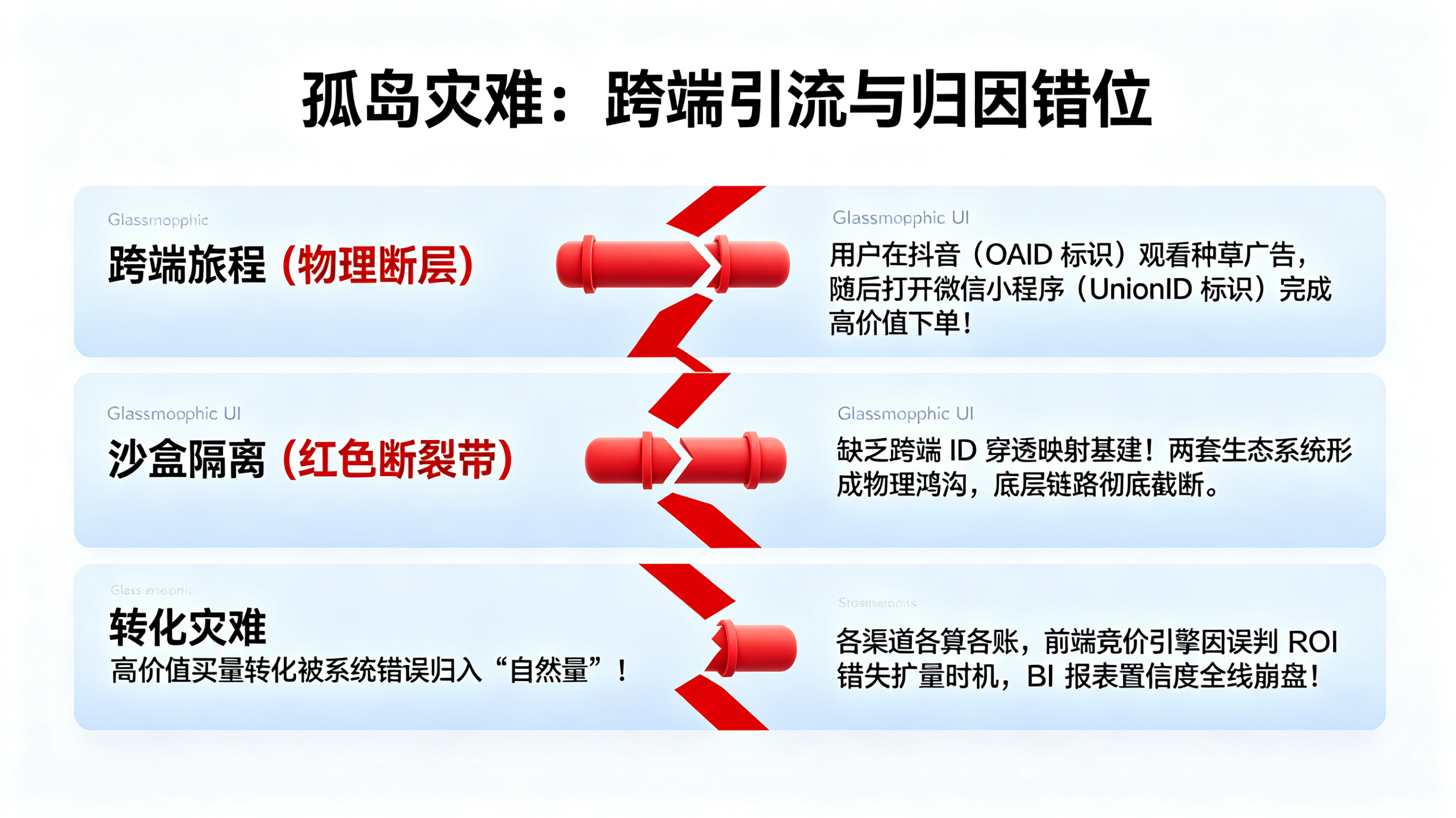 业务线各自为战与跨端数据孤岛物理鸿沟模型