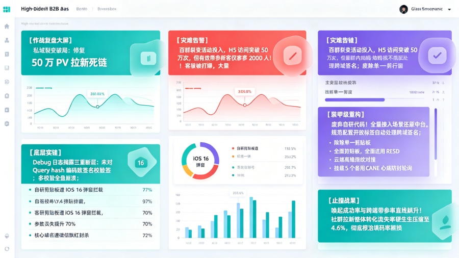 生鲜社交电商修复裂变拉新死链排障复盘看板