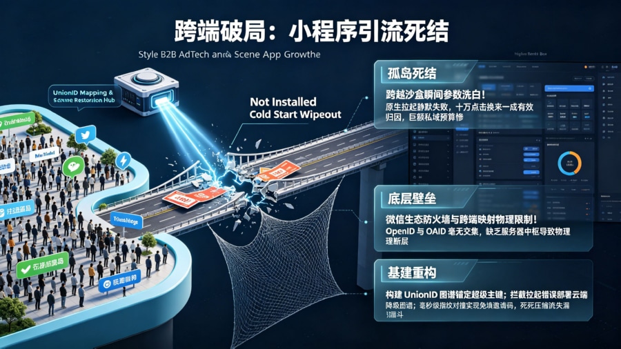 小程序无缝跳转 App 并归因与场景还原技术全景图