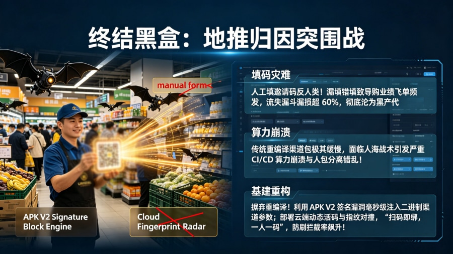 线下地推二维码推广统计与防丢防刷管线全景图