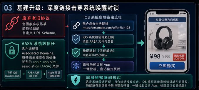 系统级通用深度链接无缝击穿唤醒封锁架构