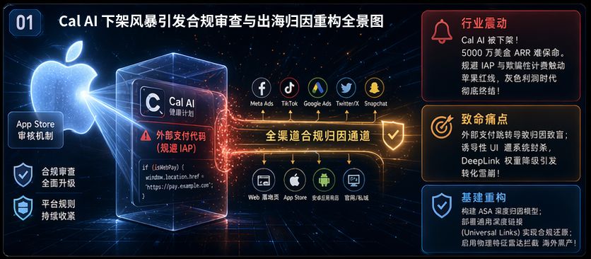 Cal AI 下架风暴引发合规审查与出海归因重构全景图