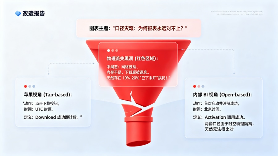 ASA 后台报表与内部财务流水的口径鸿沟模型