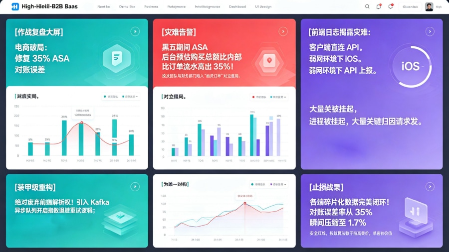 某高客单电商 App 修复财报对账排障复盘看板