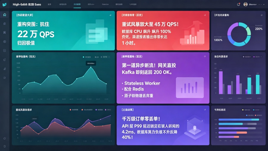 头部电商抗住大促归因洪峰作战复盘看板