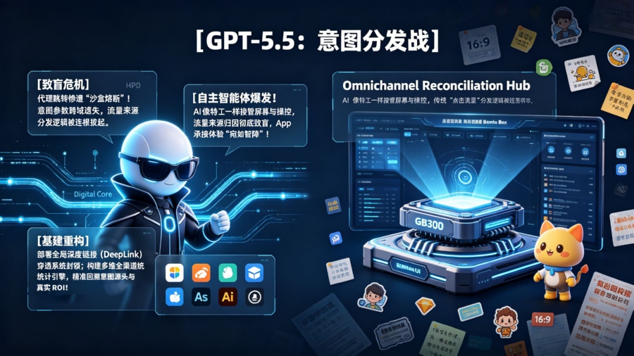 GPT-5.5 发布与 Agent 时代 App 底层跳转破局全景图