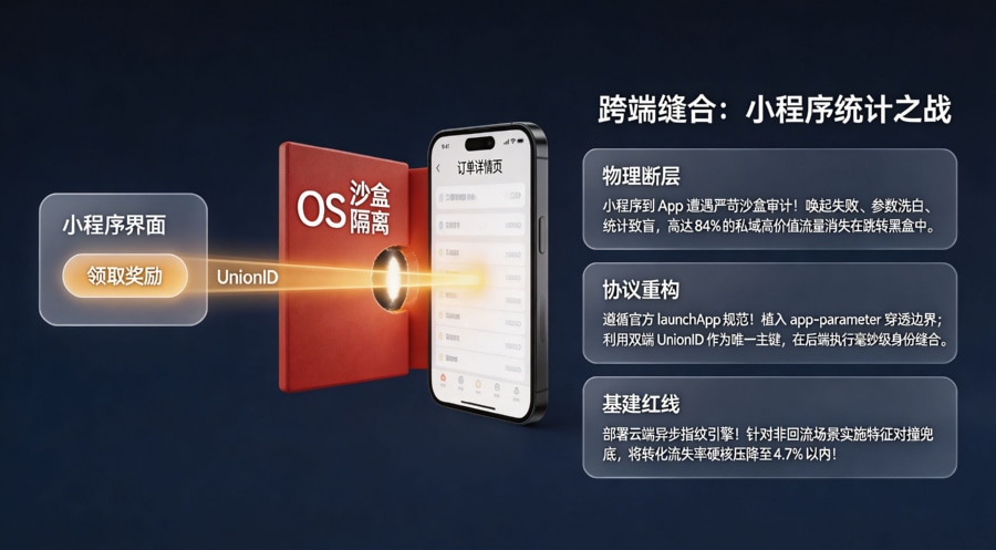 小程序跳转 App 统计与无缝场景还原全景图