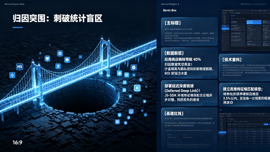 H5 落地页统计精度提升与跨端拉新归因全景图