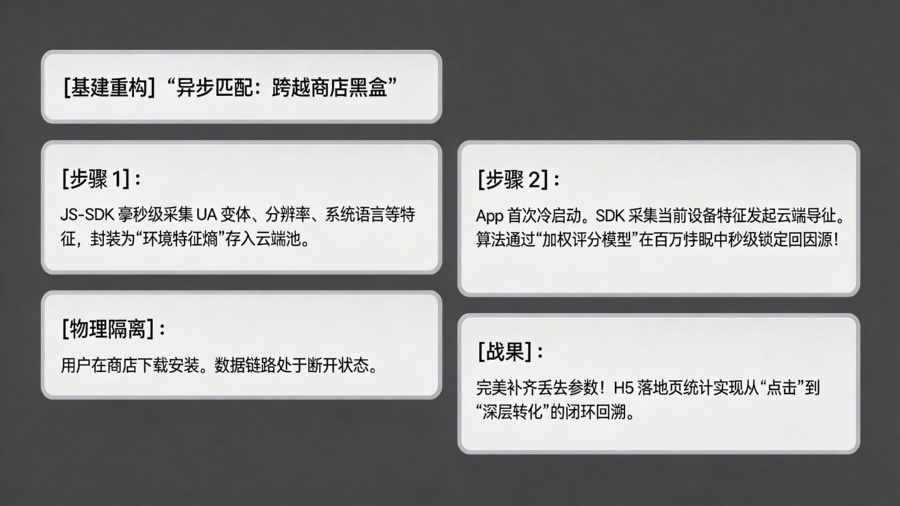 延迟深度链接与云端指纹异步对撞架构