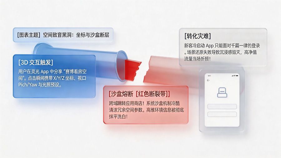 3D 空间意图流转与&ldquo;沙盒熔断&rdquo;丢失模型