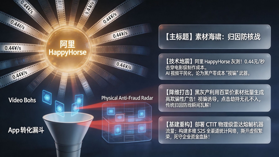 阿里 HappyHorse 上线与素材泛滥时代的 App 归因重构全景图