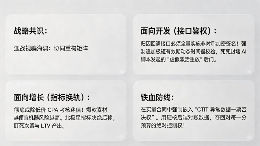 研发与增长团队应对&ldquo;视骗海啸&rdquo;的防御对标矩阵
