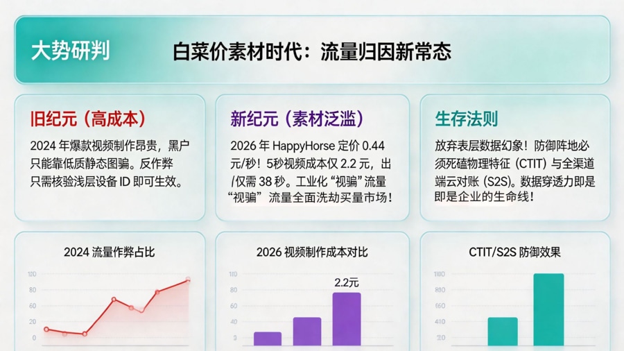 AI 视频生成成本演进与作弊门槛崩塌趋势看板