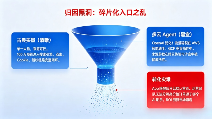 多云生态下的流量碎片化与归因致盲模型