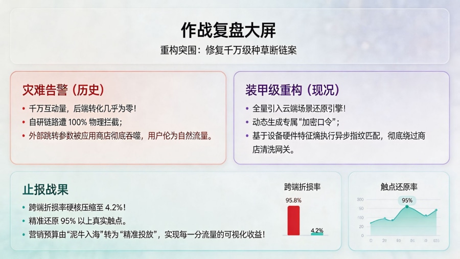 某头部美妆 App 修复小红书种草漏斗复盘看板