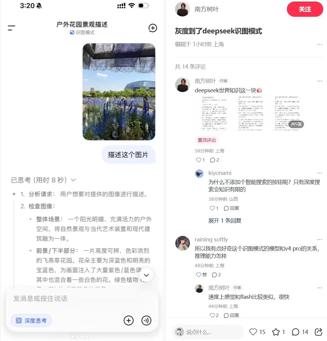 DeepSeek&ldquo;识图模式&rdquo;灰度测试