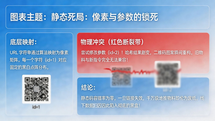 静态二维码编码局限与“参数锁死”模型