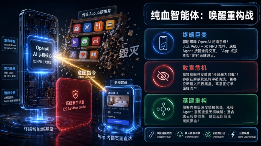 OpenAI 手机引爆终端巨变与 App 无损唤醒全景图