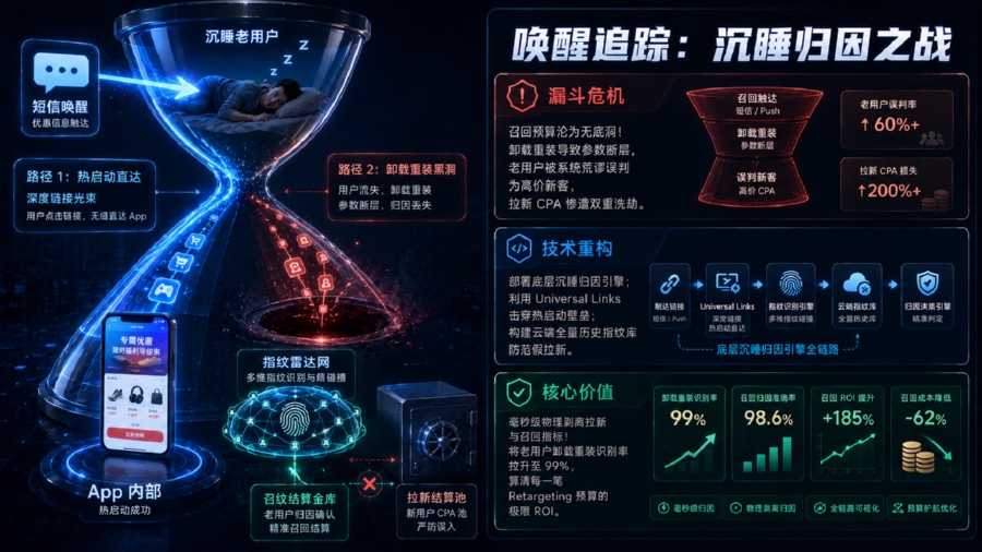 推广活动追踪唤醒率与沉睡归因模型重构全景图