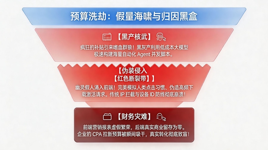 AI 代理自动化假量暴击下的买量漏斗致盲模型