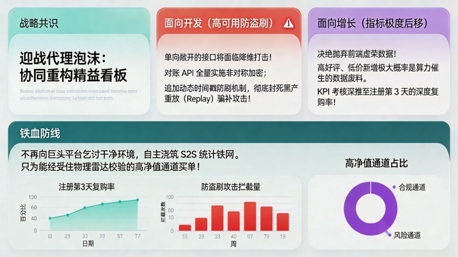 产研与运营团队应对代理平权风暴的防刷重构看板