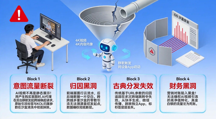 归因黑洞：AI视频跨端跳转断流