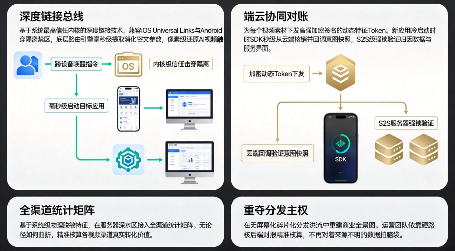 深度链接总线 + S2S端云对账架构
