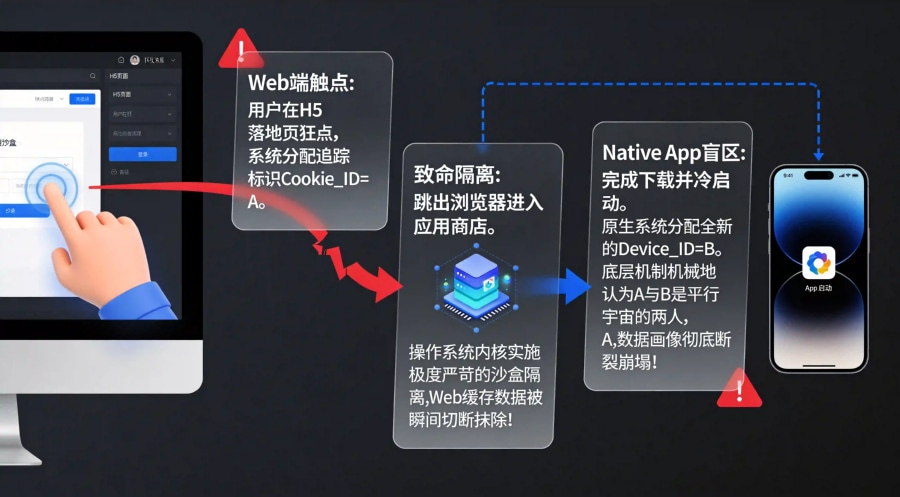 Cookie 与 Device ID 的“双沙盒”物理隔离断流模型