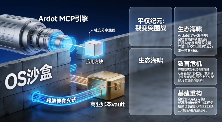 腾讯 Ardot 开发平权引发裂变断流与底层防线重构全景图